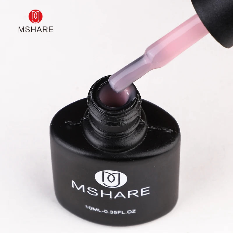 MSHARE Vernis Gel UV Semi-Permanent Mauve Violet - 10ml Lampe UV/LED
