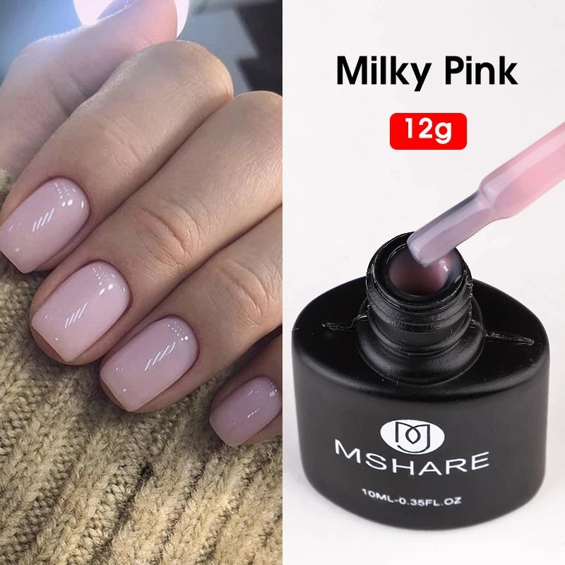 MSHARE Vernis Gel UV Semi-Permanent Mauve Violet - 10ml Lampe UV/LED