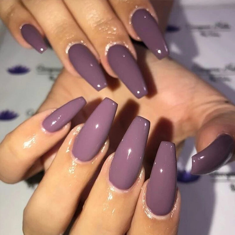 MSHARE Vernis Gel UV Semi-Permanent Mauve Violet - 10ml Lampe UV/LED