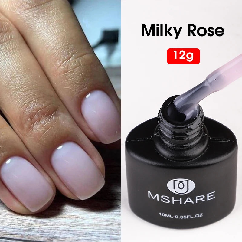 MSHARE Vernis Gel UV Semi-Permanent Mauve Violet - 10ml Lampe UV/LED