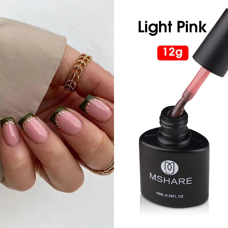 MSHARE Vernis Gel UV Semi-Permanent Mauve Violet - 10ml Lampe UV/LED
