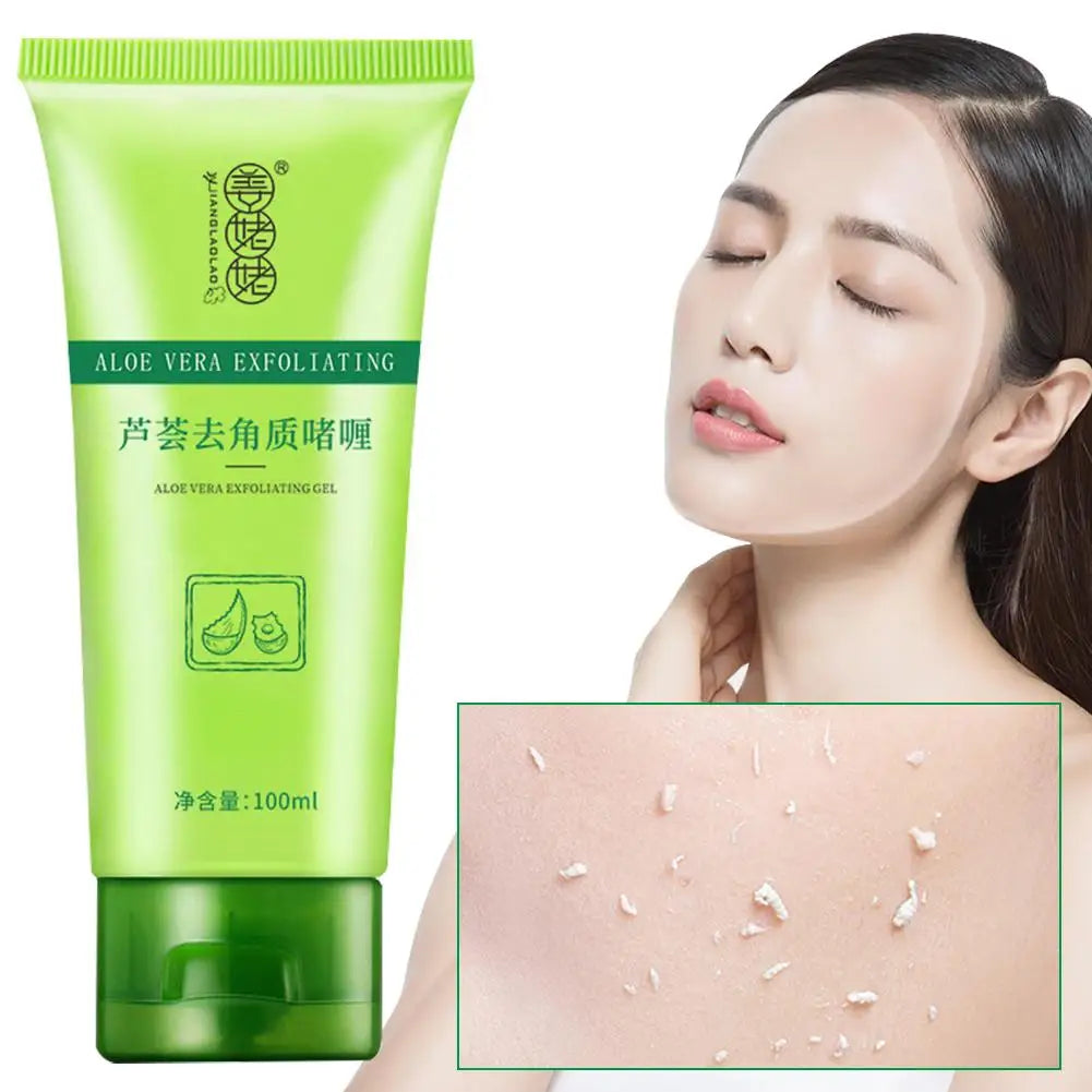 Gel Exfoliant Visage à l'Aloe Vera - Nettoyage en Profondeur et Hydratation