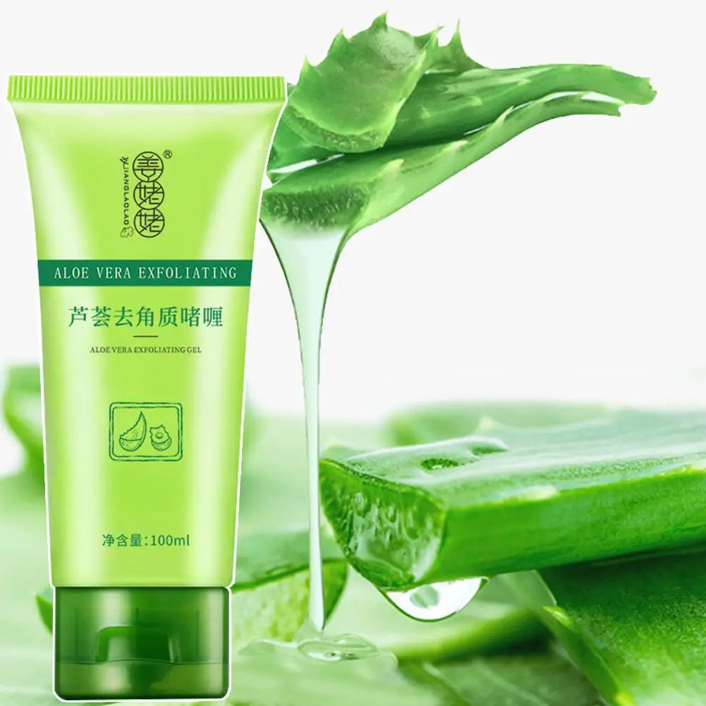 Gel Exfoliant Visage à l'Aloe Vera - Nettoyage en Profondeur et Hydratation