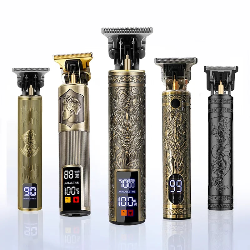Tondeuse Électrique T9 Professionnelle USB - Coupe 0mm Portable pour Hommes