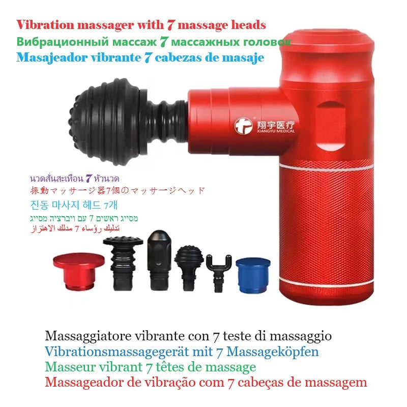 Masseur Électrique Professionnel 7 Têtes - Récupération Musculaire et Fitness