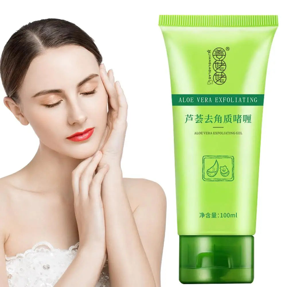 Gel Exfoliant Visage à l'Aloe Vera - Nettoyage en Profondeur et Hydratation