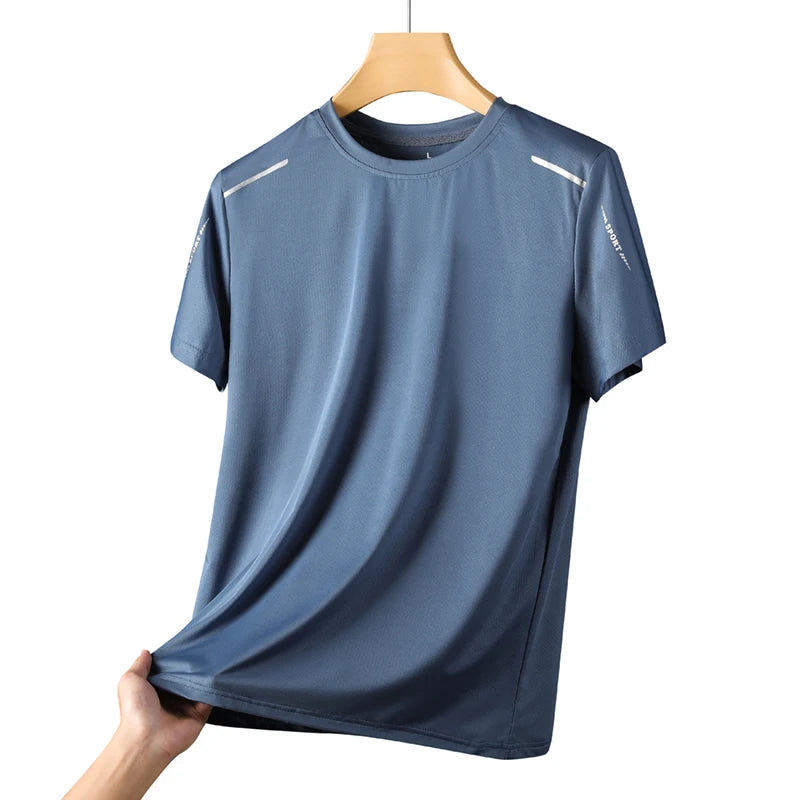 T-Shirt Sport CHRLCK Homme - Séchage Rapide Respirant Randonnée Pêche Été
