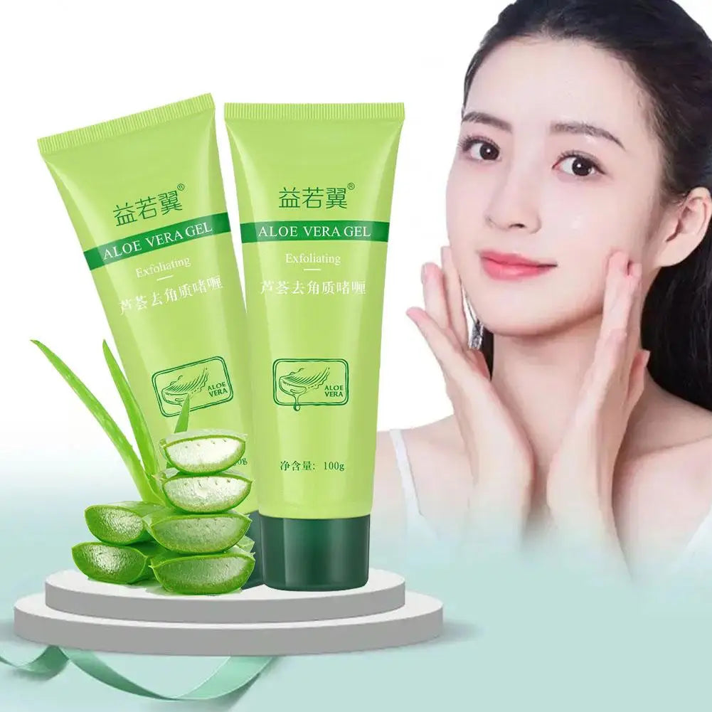 Gel Exfoliant Visage à l'Aloe Vera - Nettoyage en Profondeur et Hydratation
