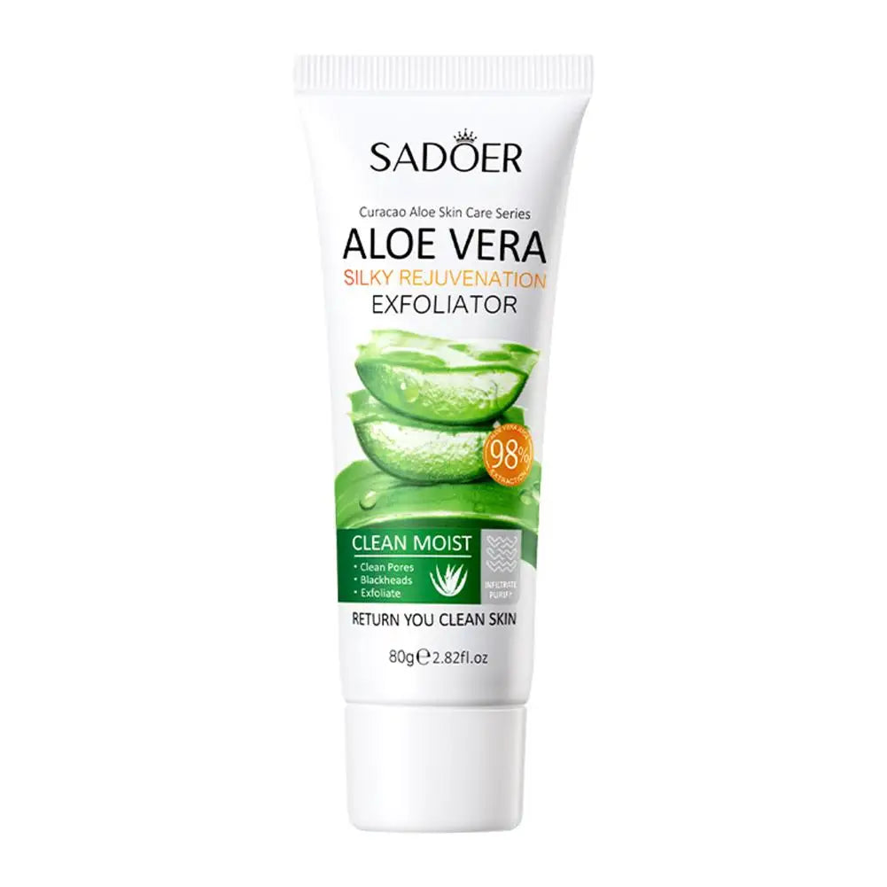 Gel Exfoliant Visage à l'Aloe Vera - Nettoyage en Profondeur et Hydratation