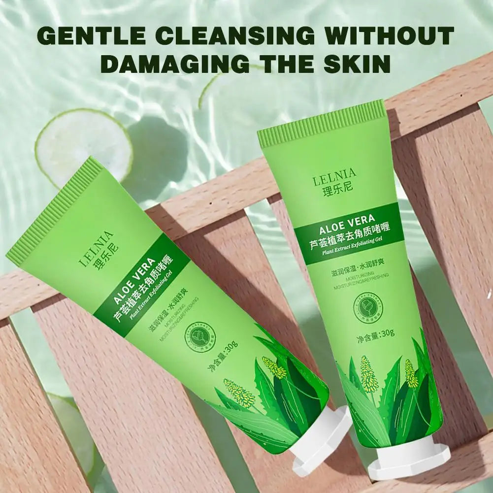Gel Exfoliant Visage à l'Aloe Vera - Nettoyage en Profondeur et Hydratation