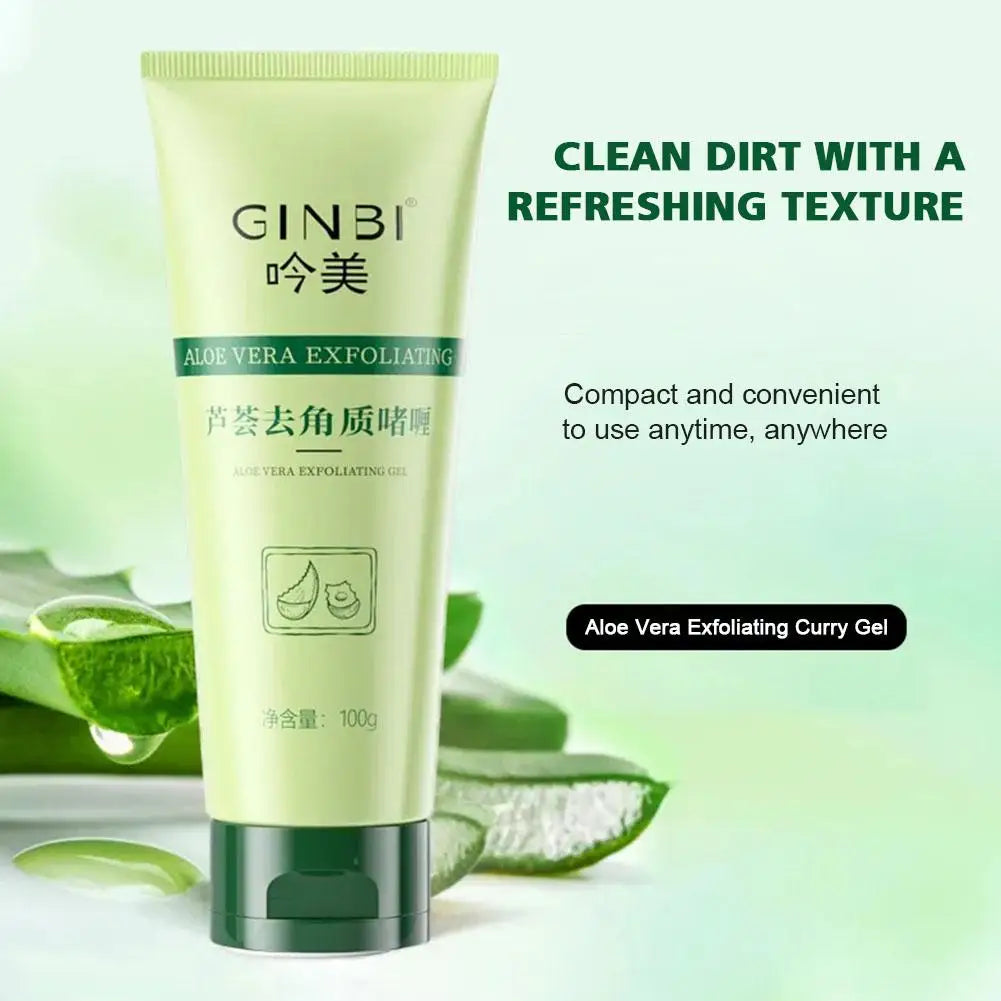Gel Exfoliant Visage à l'Aloe Vera - Nettoyage en Profondeur et Hydratation