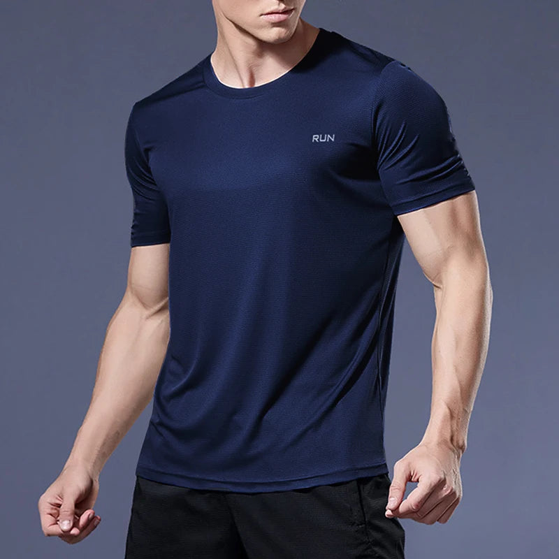 Maillot Sport Running Football Homme - T-Shirt Compression Séchage Rapide Fitness