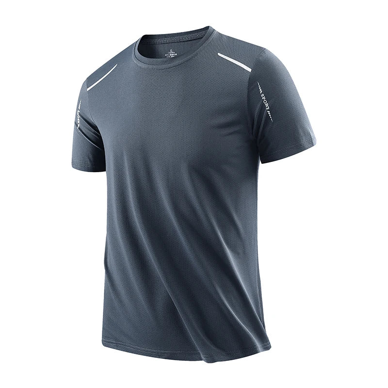 T-Shirt Sport CHRLCK Homme - Séchage Rapide Respirant Randonnée Pêche Été