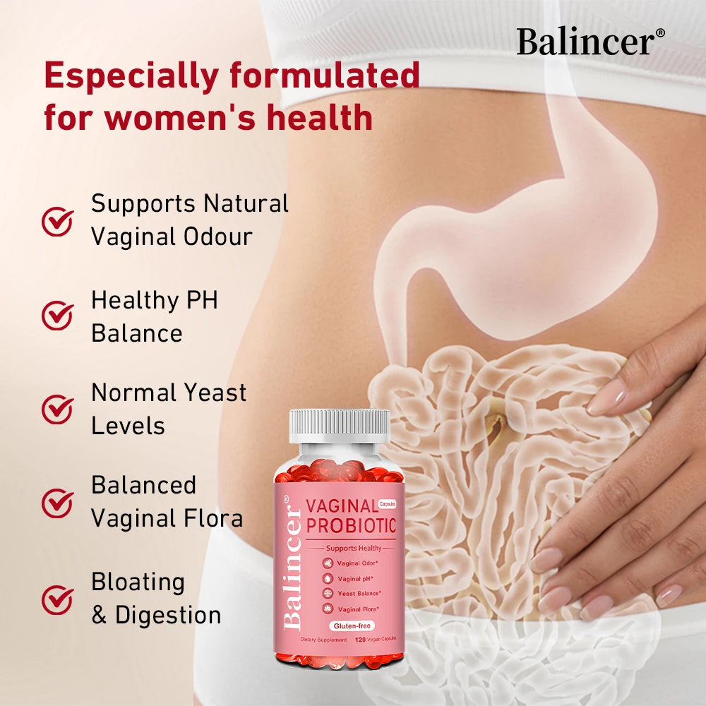 Probiotiques pour Femmes - Santé Vaginale, Intestinale et Immunitaire