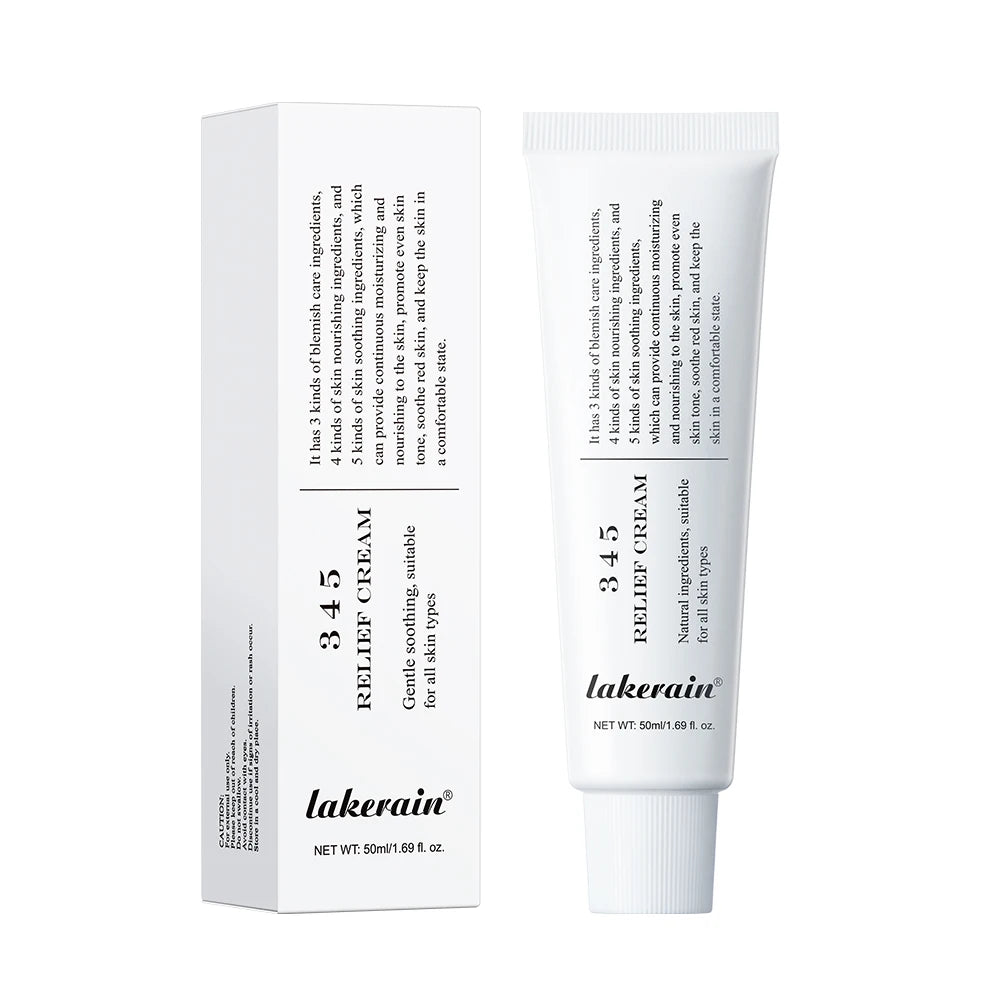 Crème Apaisante 345 Relief - Hydratation et Soin Anti-Imperfections
