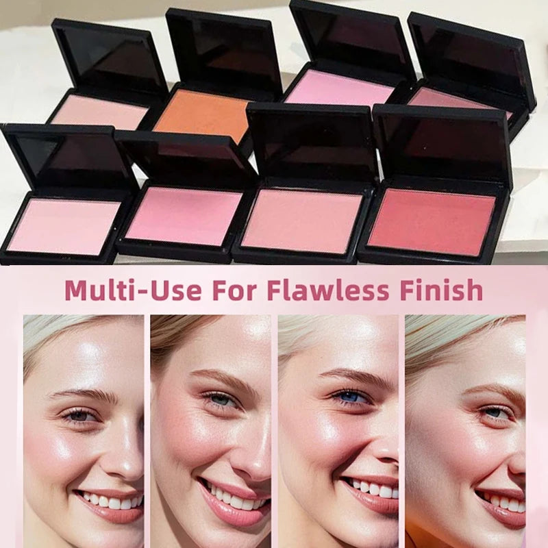HERORANGE Blush Mat Longue Tenue - Texture Veloutée Naturelle et Waterproof