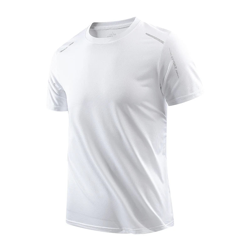 T-Shirt Sport CHRLCK Homme - Séchage Rapide Respirant Randonnée Pêche Été