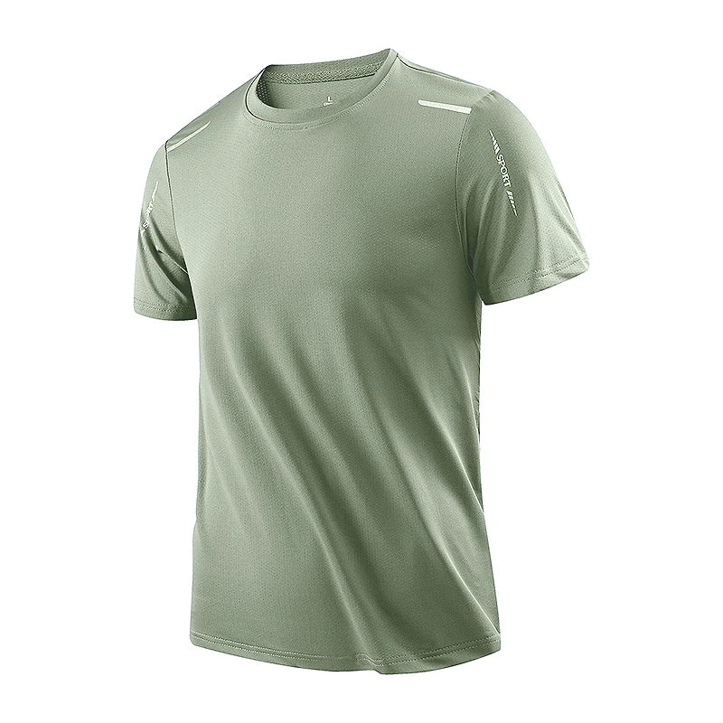 T-Shirt Sport CHRLCK Homme - Séchage Rapide Respirant Randonnée Pêche Été