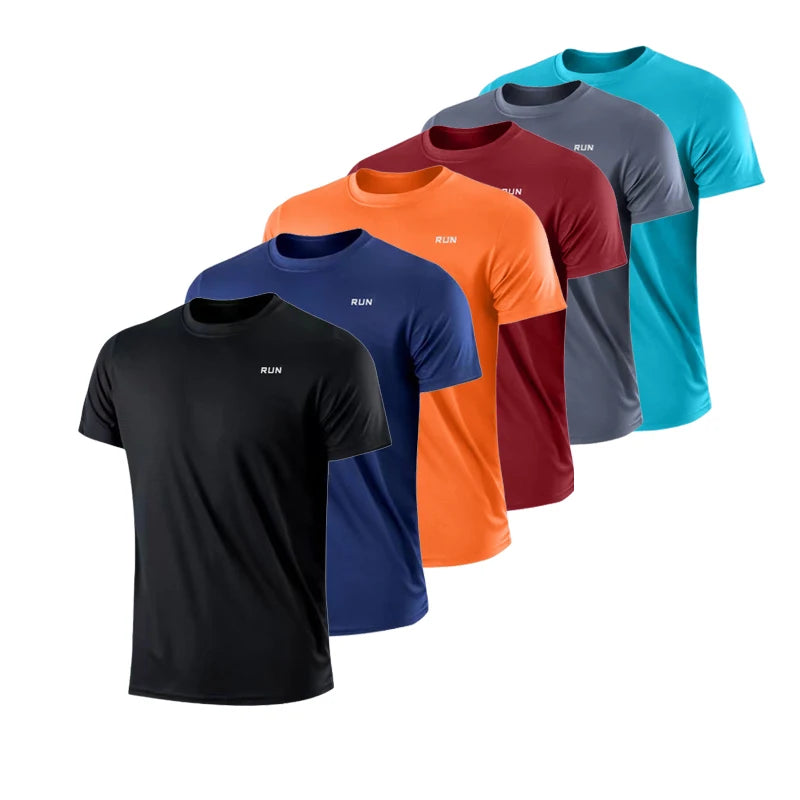 Maillot Sport Running Football Homme - T-Shirt Compression Séchage Rapide Fitness