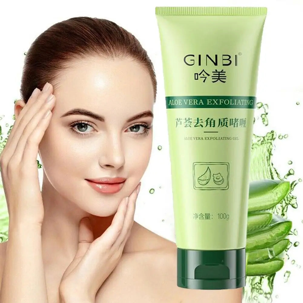 Gel Exfoliant Visage à l'Aloe Vera - Nettoyage en Profondeur et Hydratation