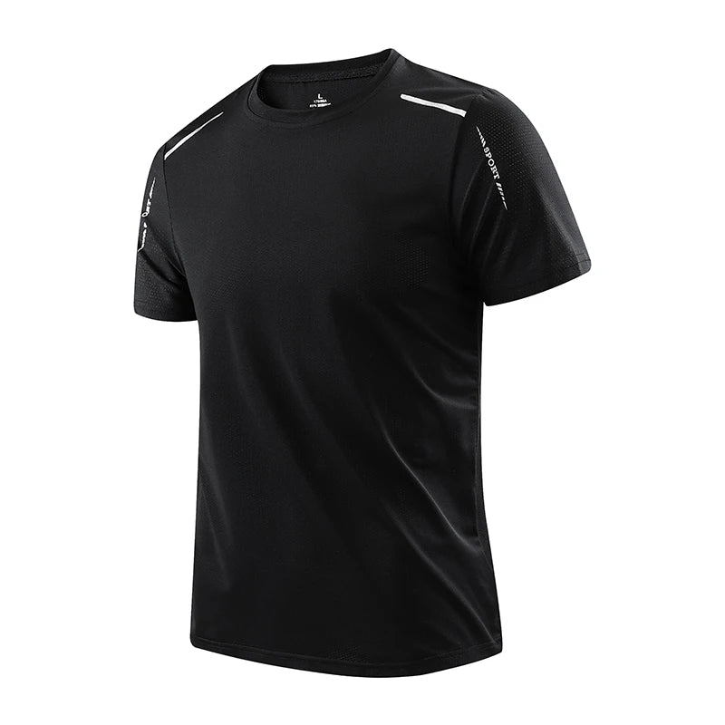 T-Shirt Sport CHRLCK Homme - Séchage Rapide Respirant Randonnée Pêche Été