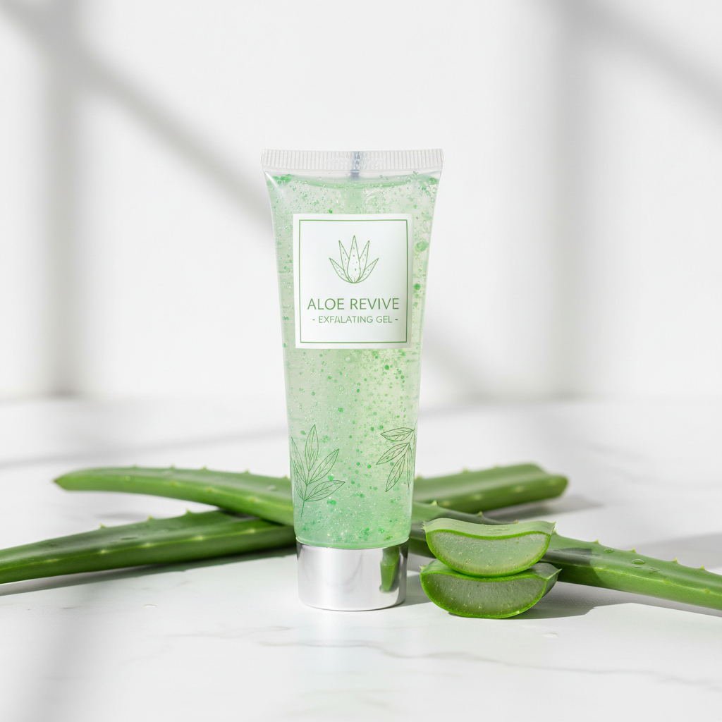 Photo produit gel exfoliant aloe vera